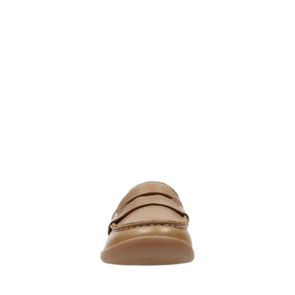 Clarks Boys Artist Stride Toddler Casual Shoes Brown | CA-8639014